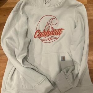 Carhartt White Relaxed Fit Hoodie